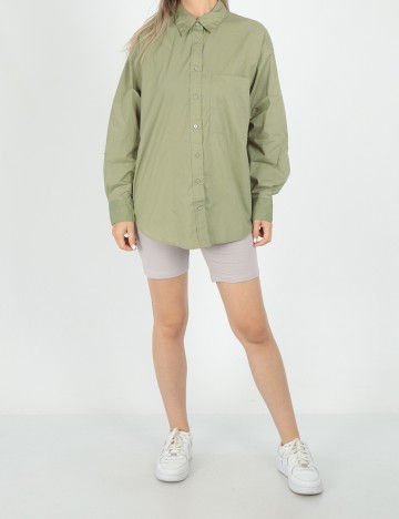 Camasa Stradivarius, verde, S