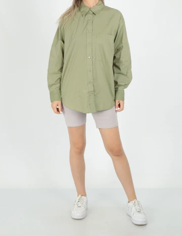 Camasa Stradivarius, verde, S