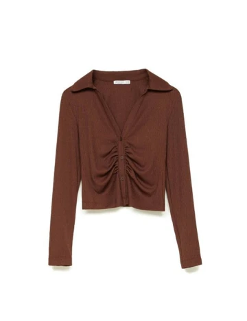 Bluza Stradivarius, maro, M Maro