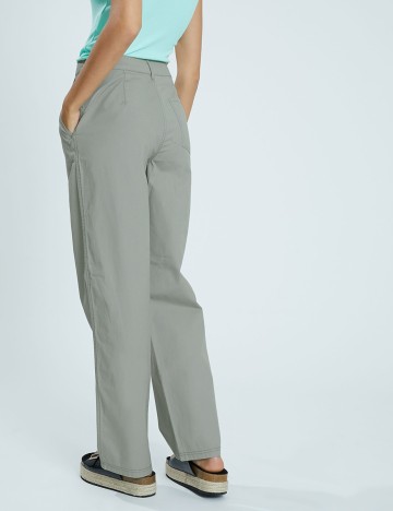 Pantaloni Pimkie, verde opalin, 38