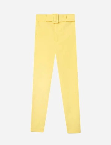 Pantaloni Stradivarius, galben, 34 Galben