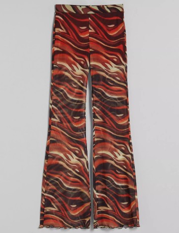 Pantaloni Bershka, maro, XS