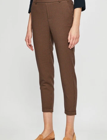 Pantaloni Vero Moda, caramiziu, L