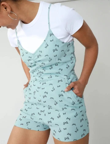 Salopeta Pimkie, bleu, 38