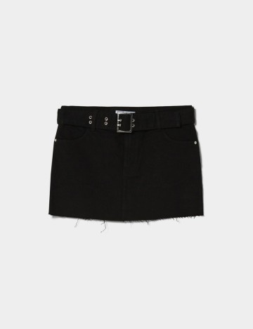 Fusta Bershka, negru