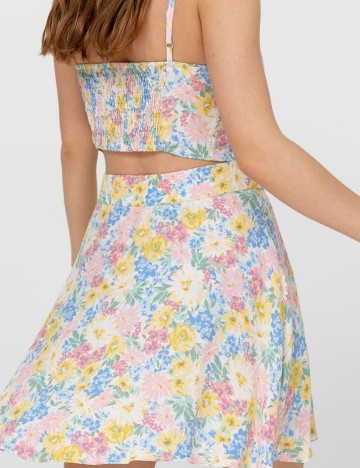Top Stradivarius, floral, S