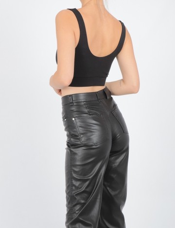 Top Stradivarius, negru, XS