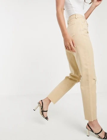 Blugi Stradivarius, crem, 36