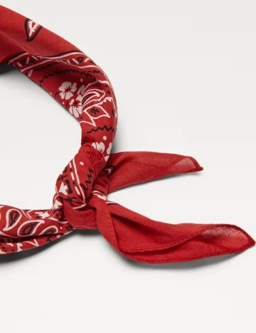 Bandana Zara, rosu, M