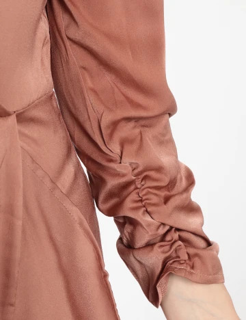 Rochie medie SHEIN, maro, S Maro