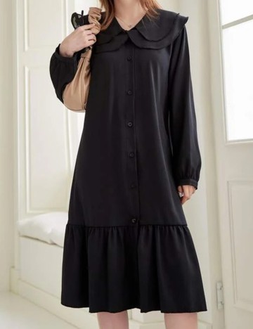 Rochie Medie Dazy, negru, S