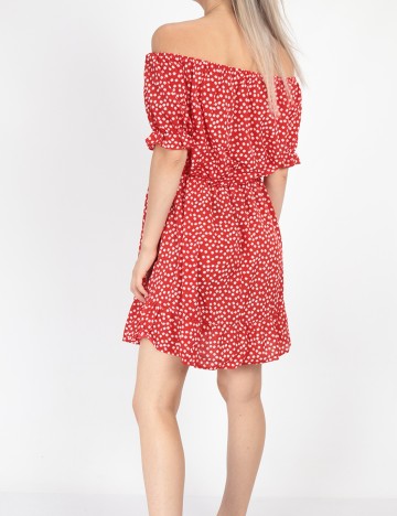 Rochie scurta SHEIN, rosu, M