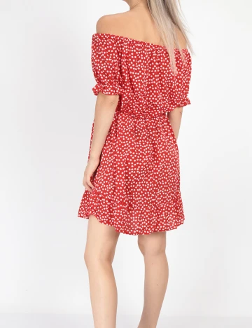 Rochie scurta SHEIN, rosu, M