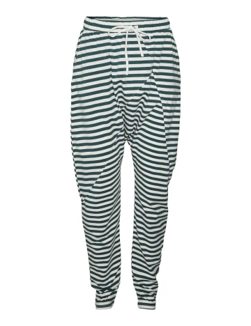 Pantaloni Vero Moda, alb/verde, S