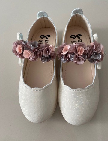 Pantofi Shein Kids, crem, 25