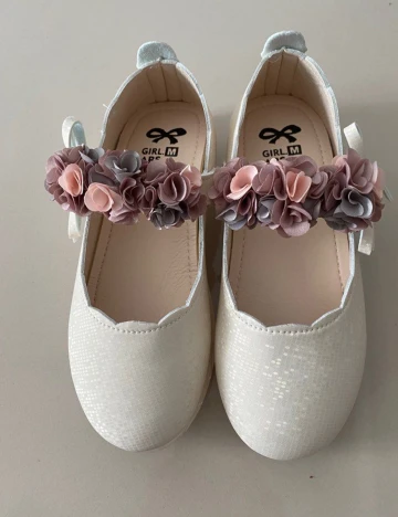 Pantofi Shein Kids, crem, 25 Crem