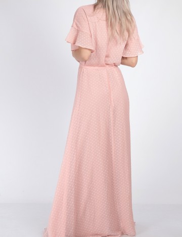 Rochie Lunga Moments New York, roz, 34