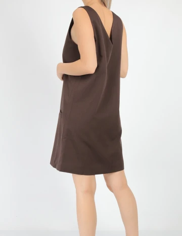 Rochie scurta Vero Moda, maro