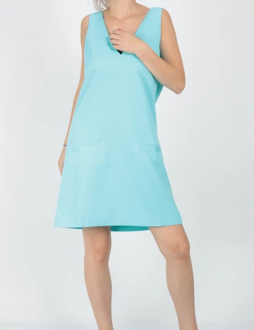Rochie Scurta Vero Moda, albastru, XL