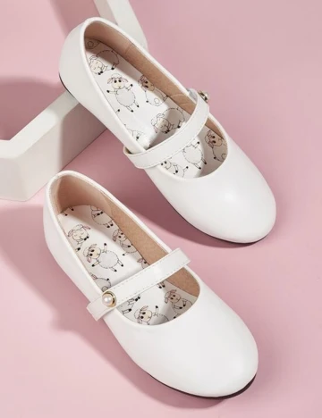 Balerini Shein Kids, alb, 30