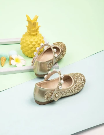Pantofi Shein Kids, auriu, 30