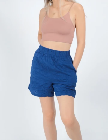 Pantaloni Scurti Vero Moda, albastru inchis, M