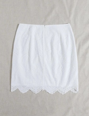 Fusta SHEIN CURVE, alb, 1 XL