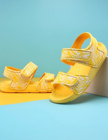 Sandale Shein Kids, galben, 27