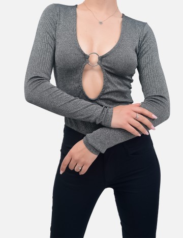 Body Pull&Bear, argintiu