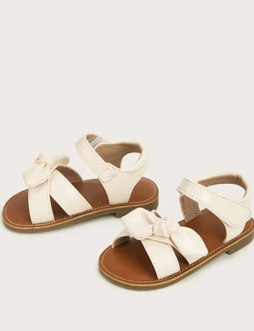 Sandale Shein Kids, ecru, 21 Alb