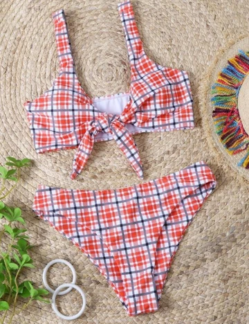 Costum de baie SHEIN, rosu, S Rosu