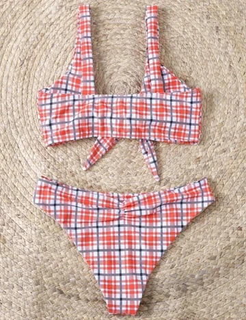 Costum de baie SHEIN, rosu, S Rosu