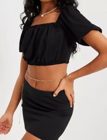 
						Top Vero Moda, negru, L