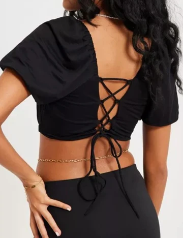 Top Vero Moda, negru, L