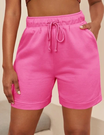 Pantaloni scurti SHEIN, roz, M Roz