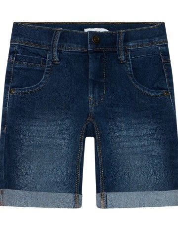 Pantaloni scurti Name It, bleumarin, 5 ANI