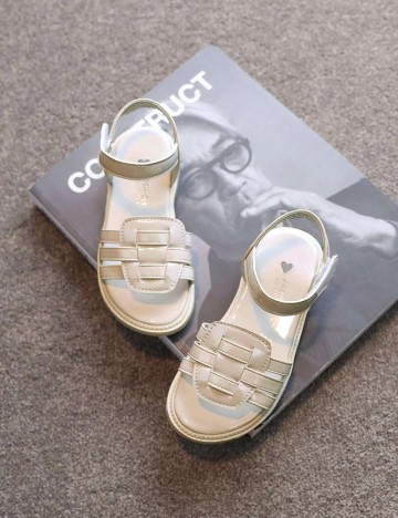 Sandale Shein Kids, crem, 26