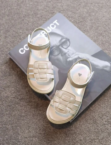 Sandale Shein Kids, crem, 26