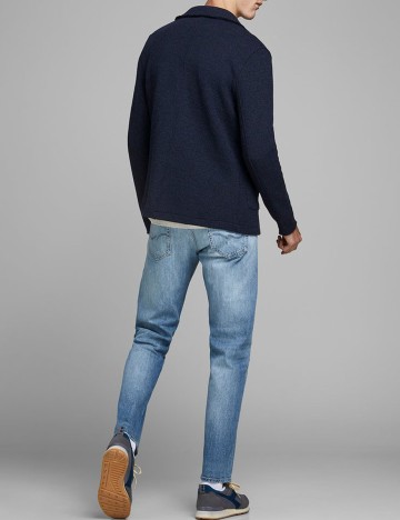 Sacou Jack&Jones, bleumarin inchis, L