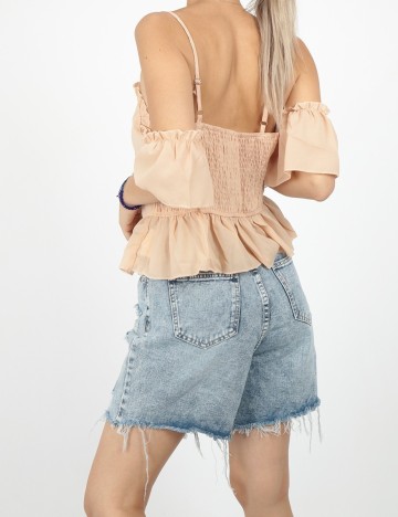 Top SHEIN CURVE, crem, 0 XL