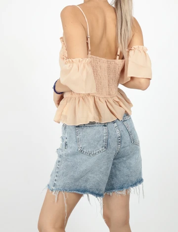 Top SHEIN CURVE, crem, 0 XL