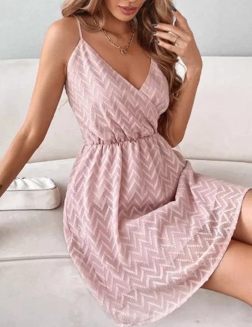 Rochie scurta SHEIN, roz, S