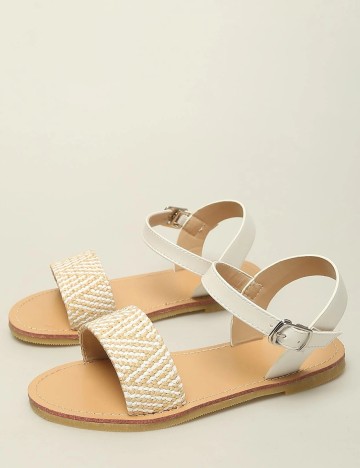 Sandale Shein Kids, crem, 36