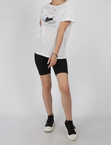 Tricou SHEIN, alb, L Alb