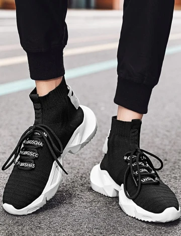 Adidasi SHEIN, negru, 39