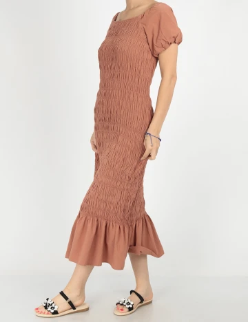 Rochie Medie SHEIN, maro, XS