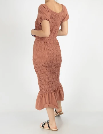 Rochie Medie SHEIN, maro, XS