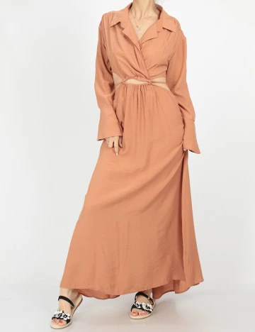 Rochie Lunga SHEIN, maro, M