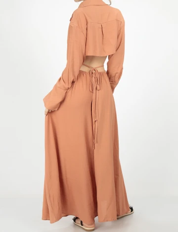Rochie Lunga SHEIN, maro, M