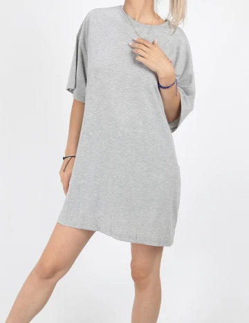 Rochie scurta SHEIN, gri, M